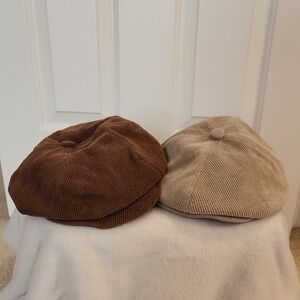 2 Newsboy Caps